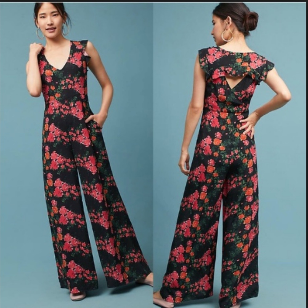 Laurette Floral-Print Jumpsuit